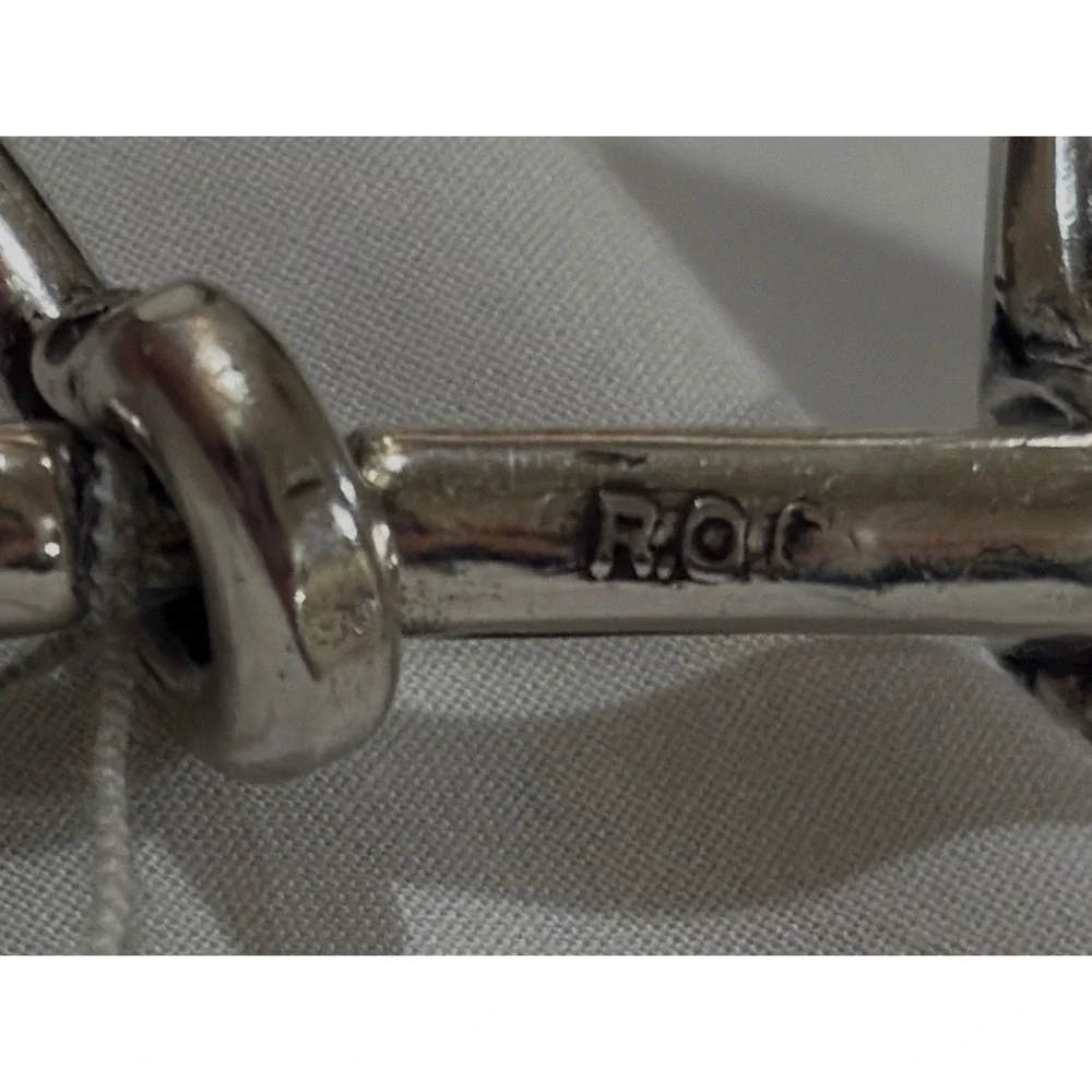 Vintage 1994 Western‎ Belt Buckles Silver Floral Engraved NWT 2pc